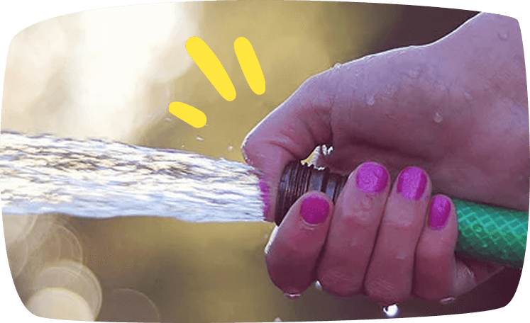 Juegos con agua tubo de agua