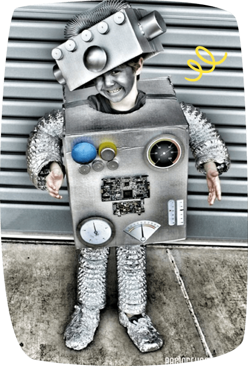 disfraces halloween robot